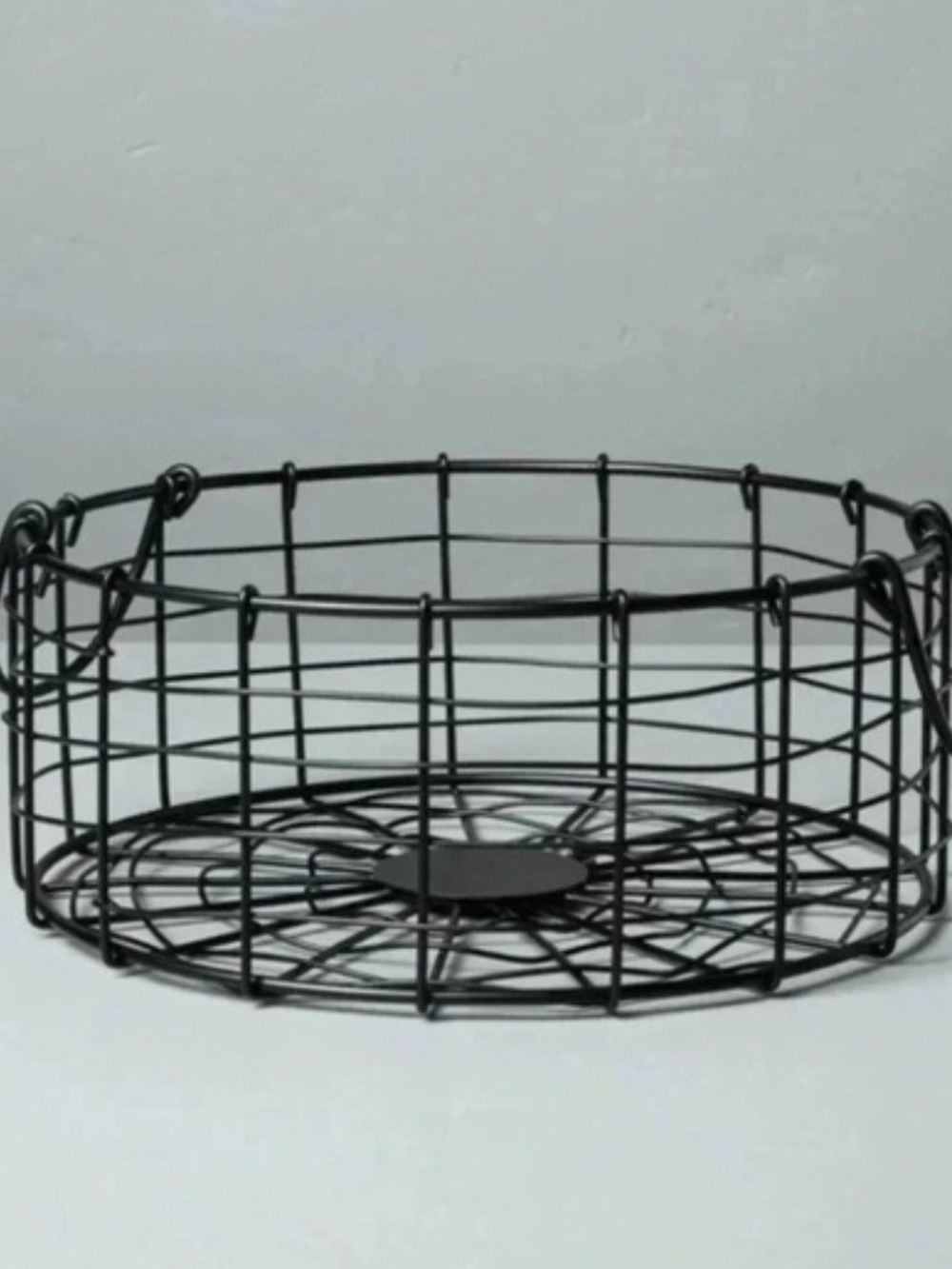 Hearth & Hand Black Wire Round Storage Basket